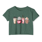 Coffee Lovers Cropped Tee