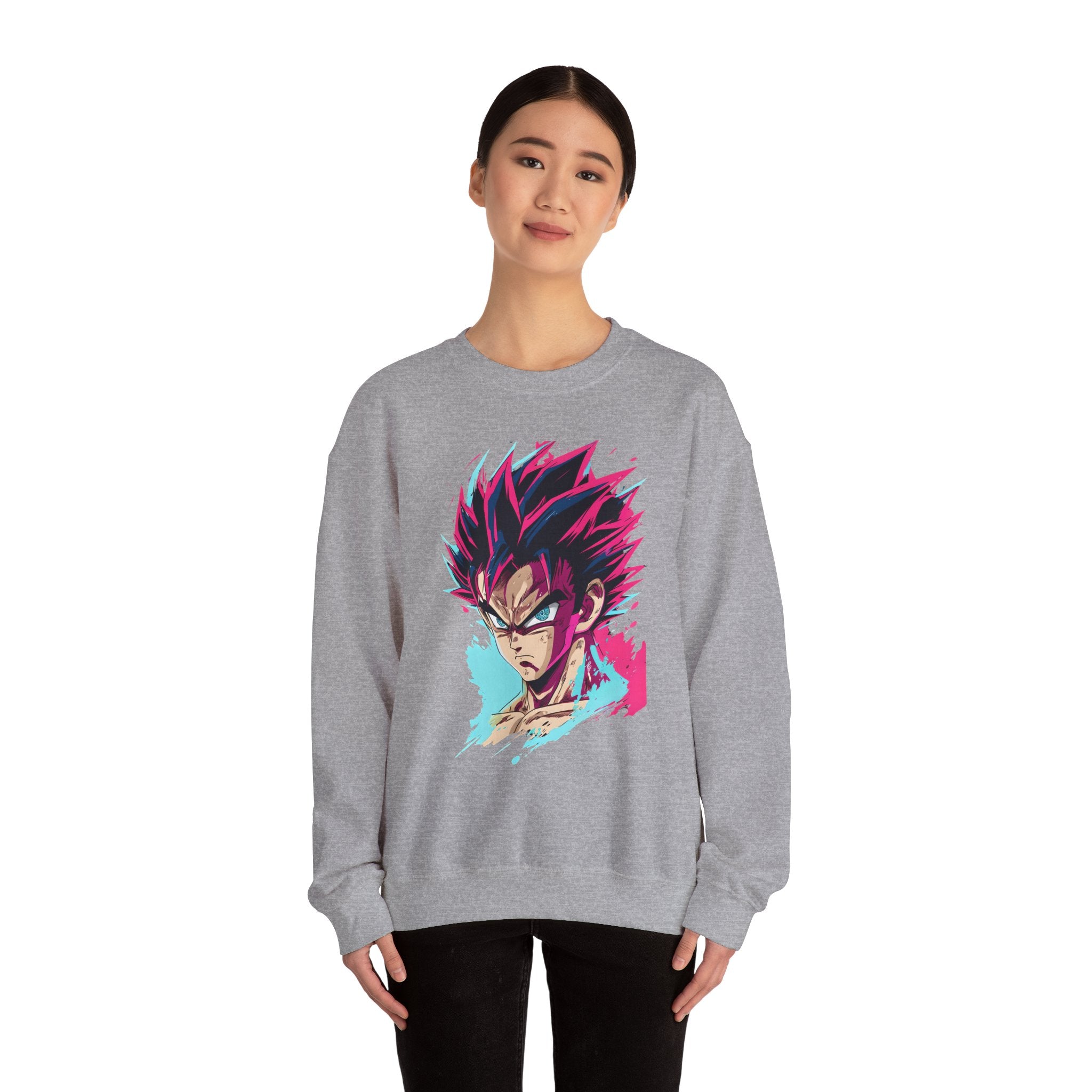 Anime-Inspired Crewneck Sweatshirt