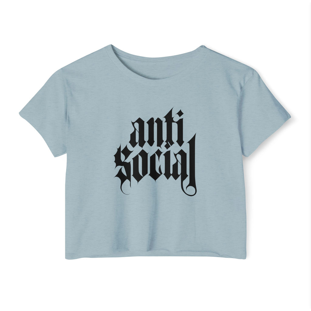 Anti-Social Crop Top