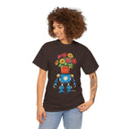 Robot Flower Power Tee