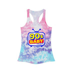 90s Baby Tie Dye Racerback Tank