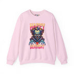 "Happy Deathday" Clown Crewneck Sweatshirt
