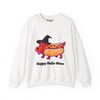 "Happy Hallo-Ween" Hotdog Costume Crewneck Sweatshirt