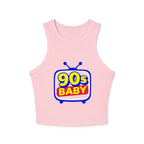 90s Baby Micro Rib Tank Top