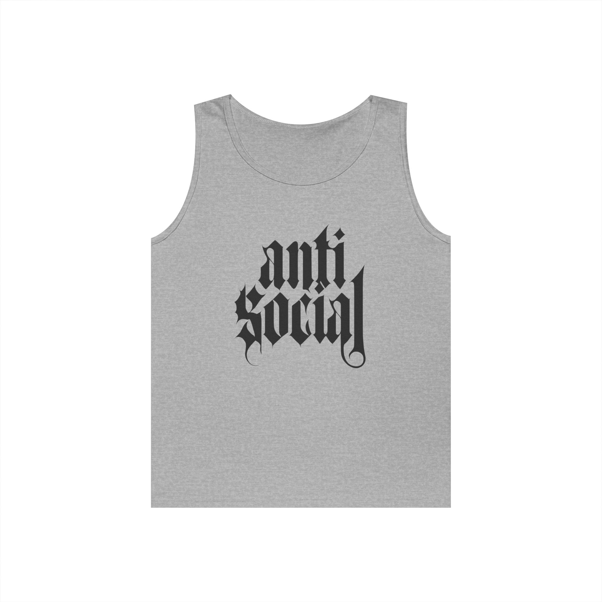 Anti-Social Heavy Cotton Tank Top