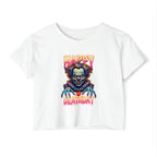 "Happy Deathday" Clown Cropped Tee