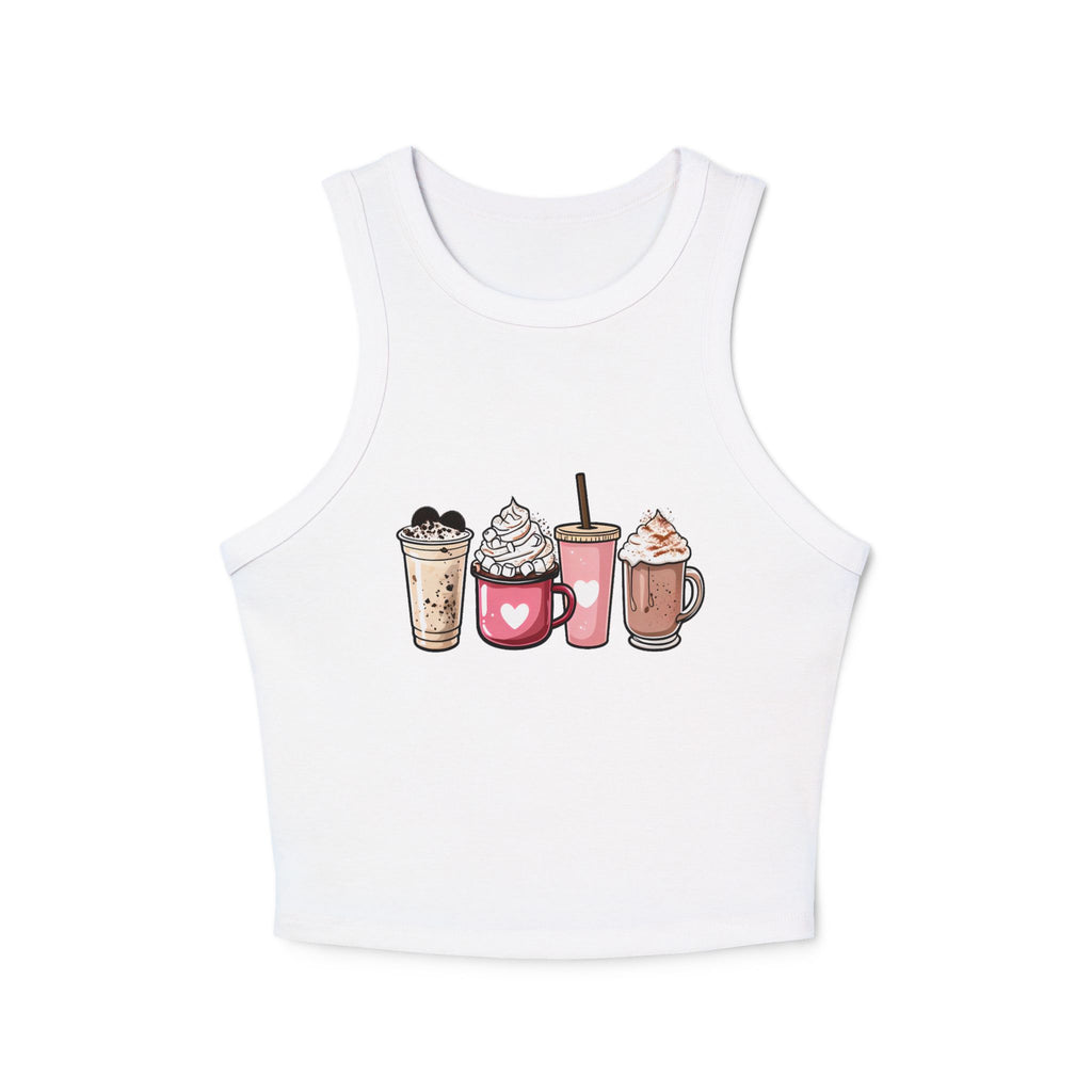 Coffee Lovers Cropped Tank