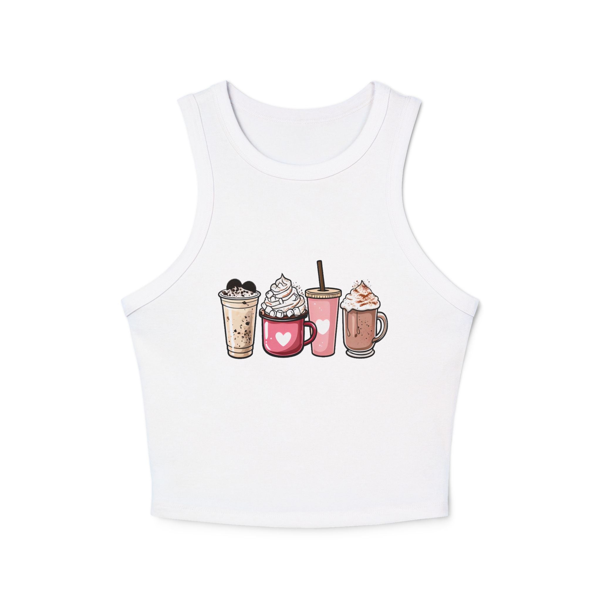 Coffee Lovers Cropped Tank