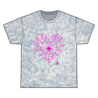 Spiderweb Heart Tie-Dye Tee