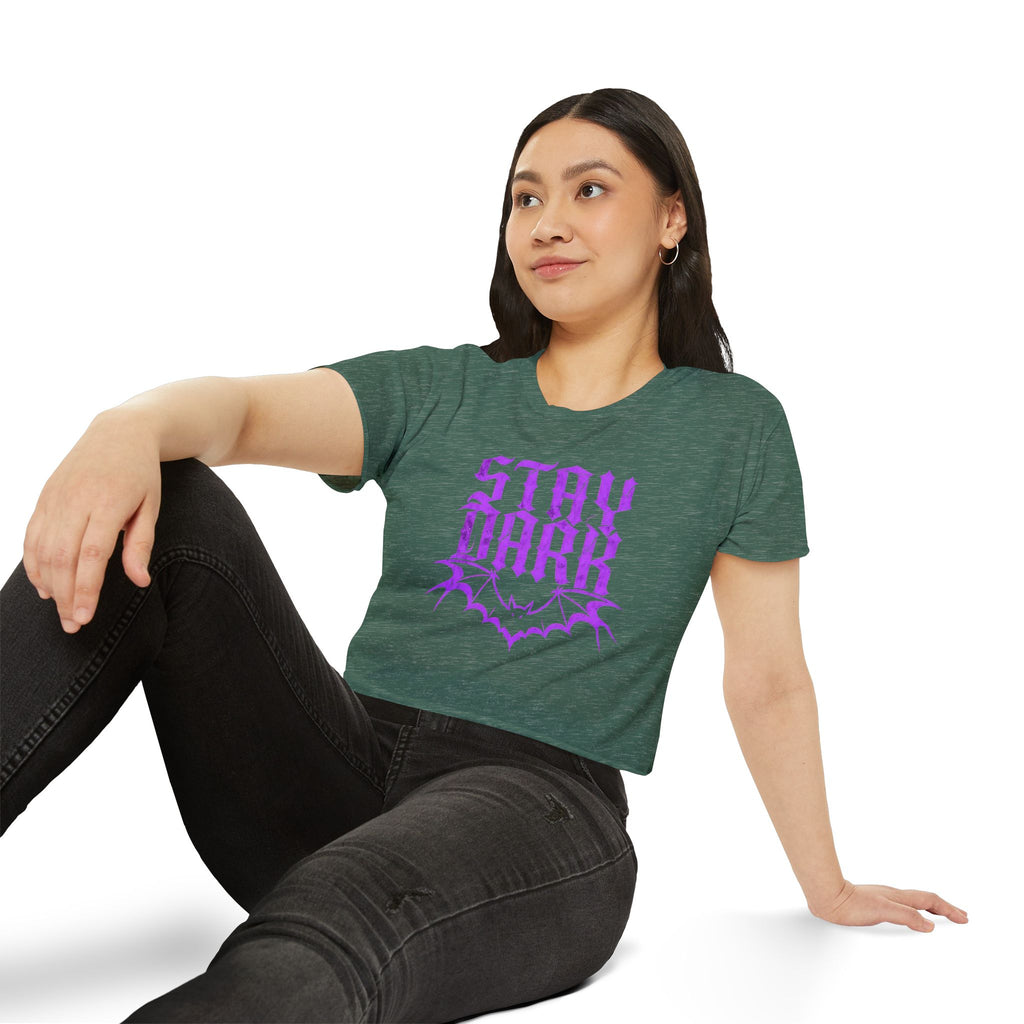 "Stay Dark" Cropped Tee