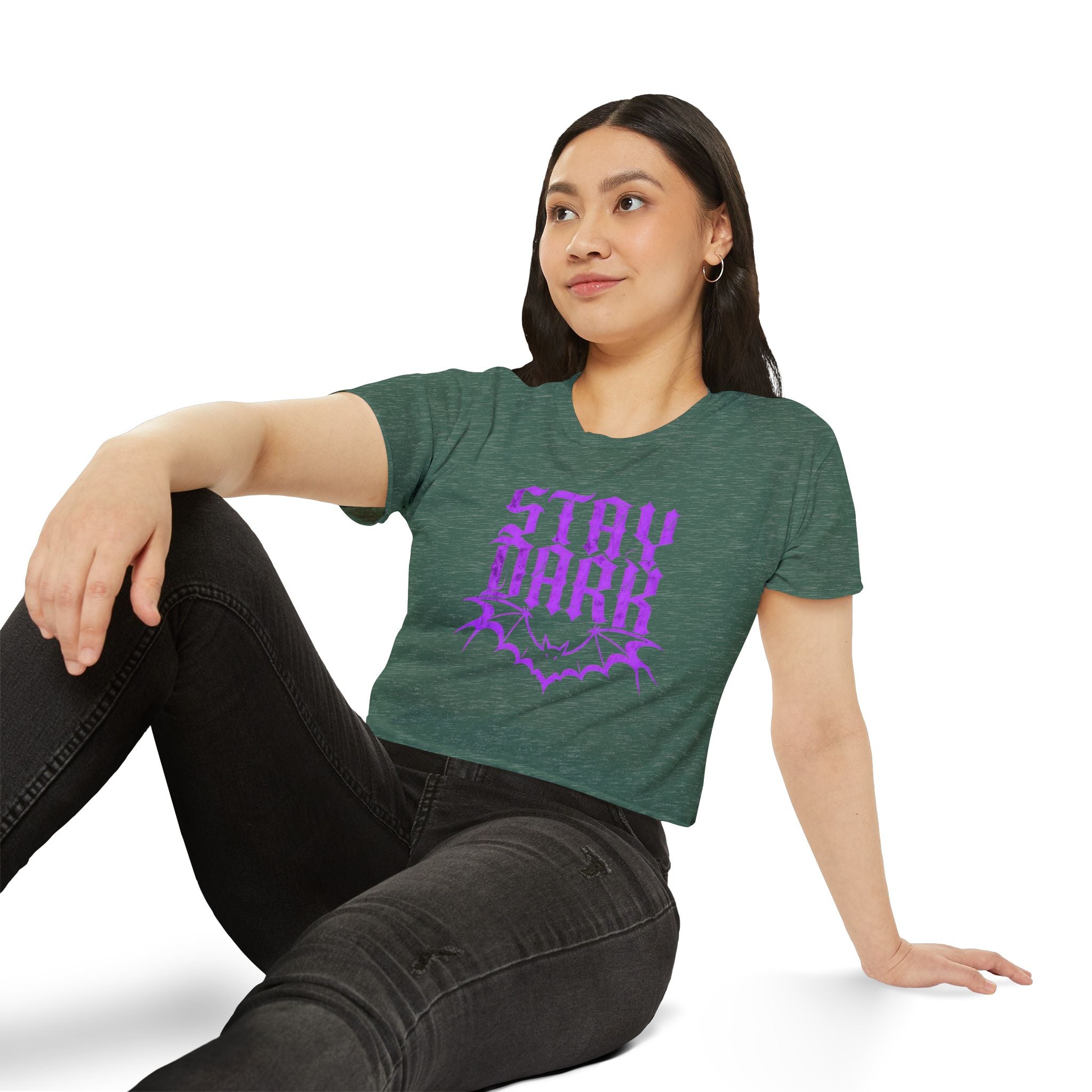"Stay Dark" Cropped Tee