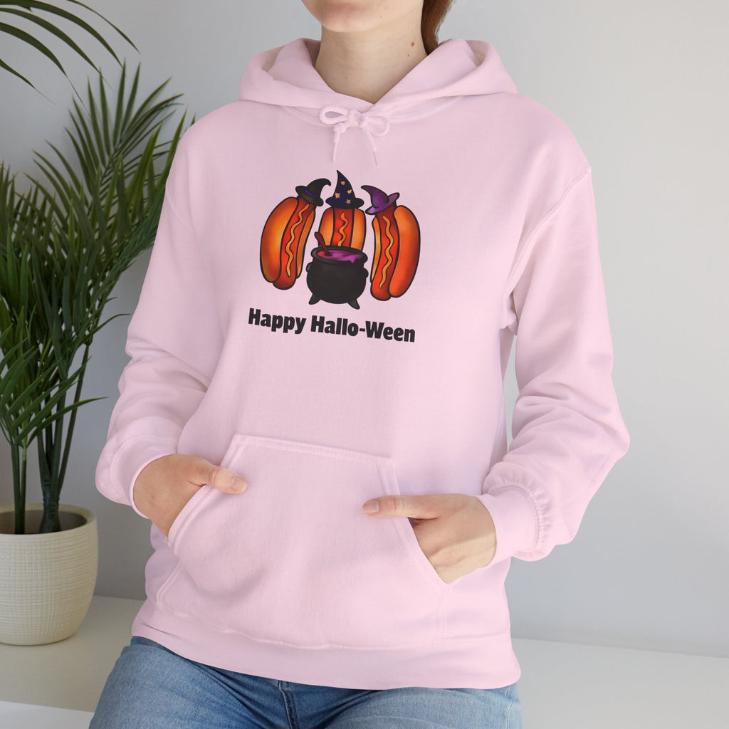 "Happy Hallo-Ween" Hotdog Witches Hoodie
