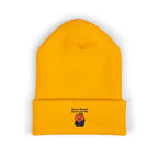 "Smart People Don’t Like Me" Embroidered Cuffed Beanie
