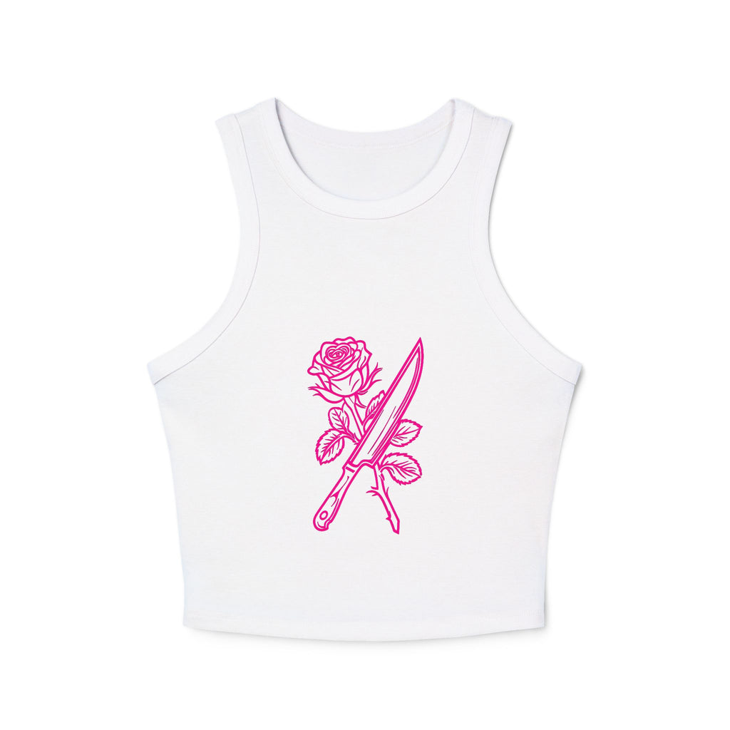 Rose & Knife Cropped Tank