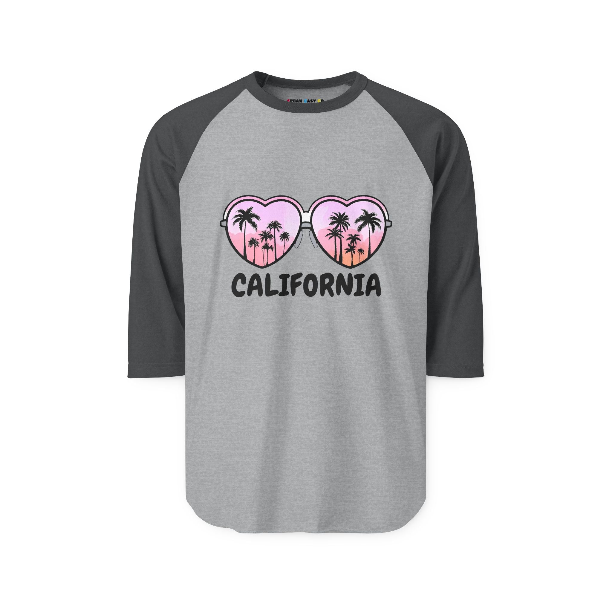 California Glasses 3/4th Sleeve Raglan Shirt