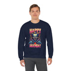 "Happy Deathday" Clown Crewneck Sweatshirt