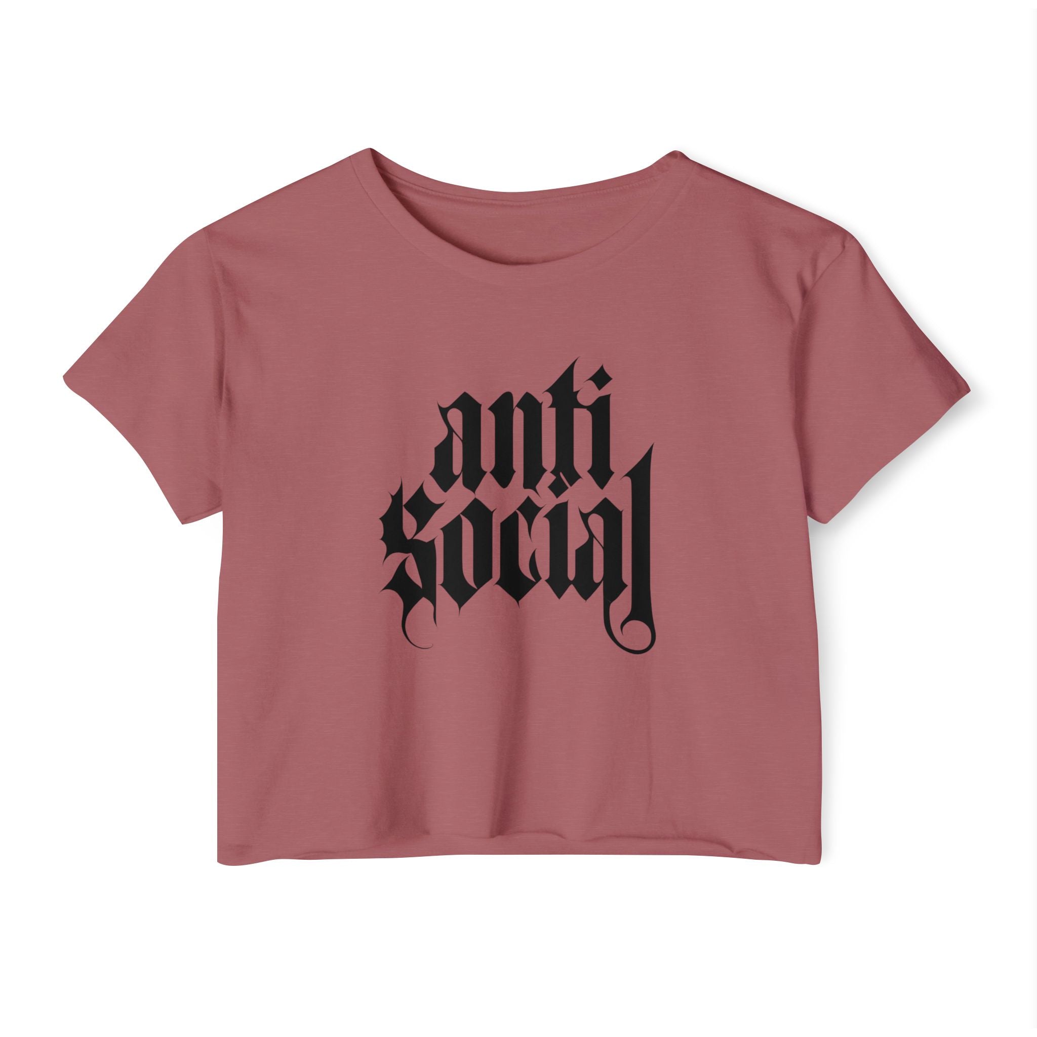 Anti-Social Crop Top