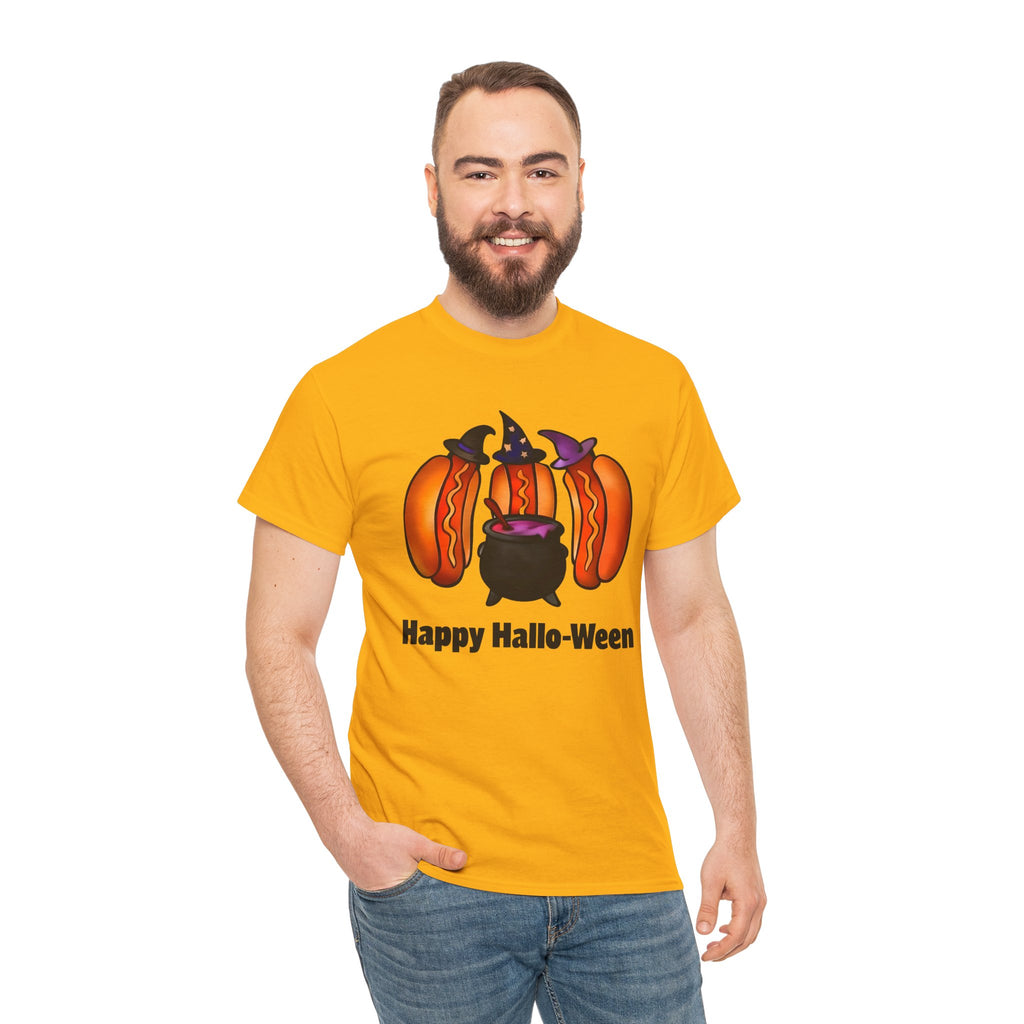 "Happy Hallo-Ween" Hotdog Witches Tee