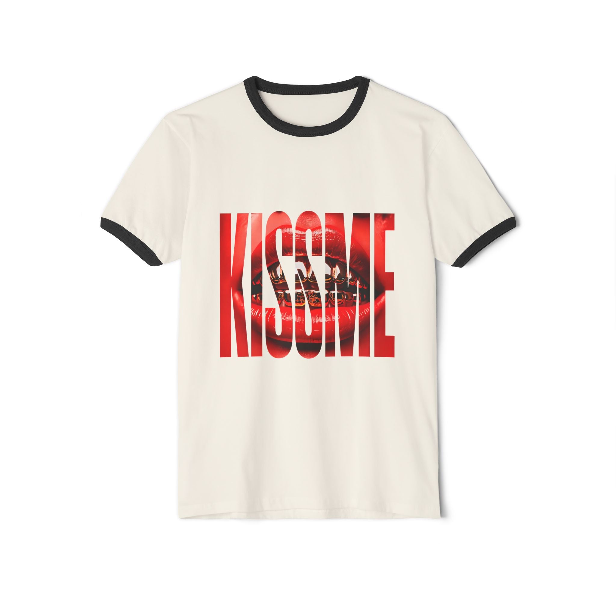 "Kiss Me" Ringer Tee