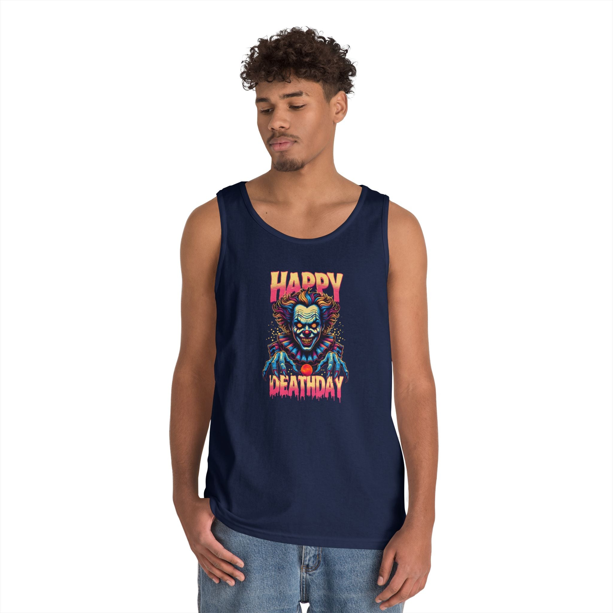 "Happy Deathday" Clown Tank