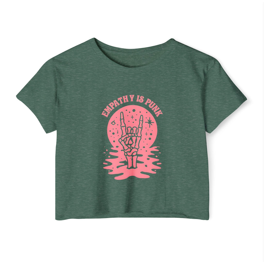 "Empathy Is Punk" Cropped Tee