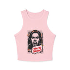 Graphic Crop Tank Top - I Won't Be Silenced