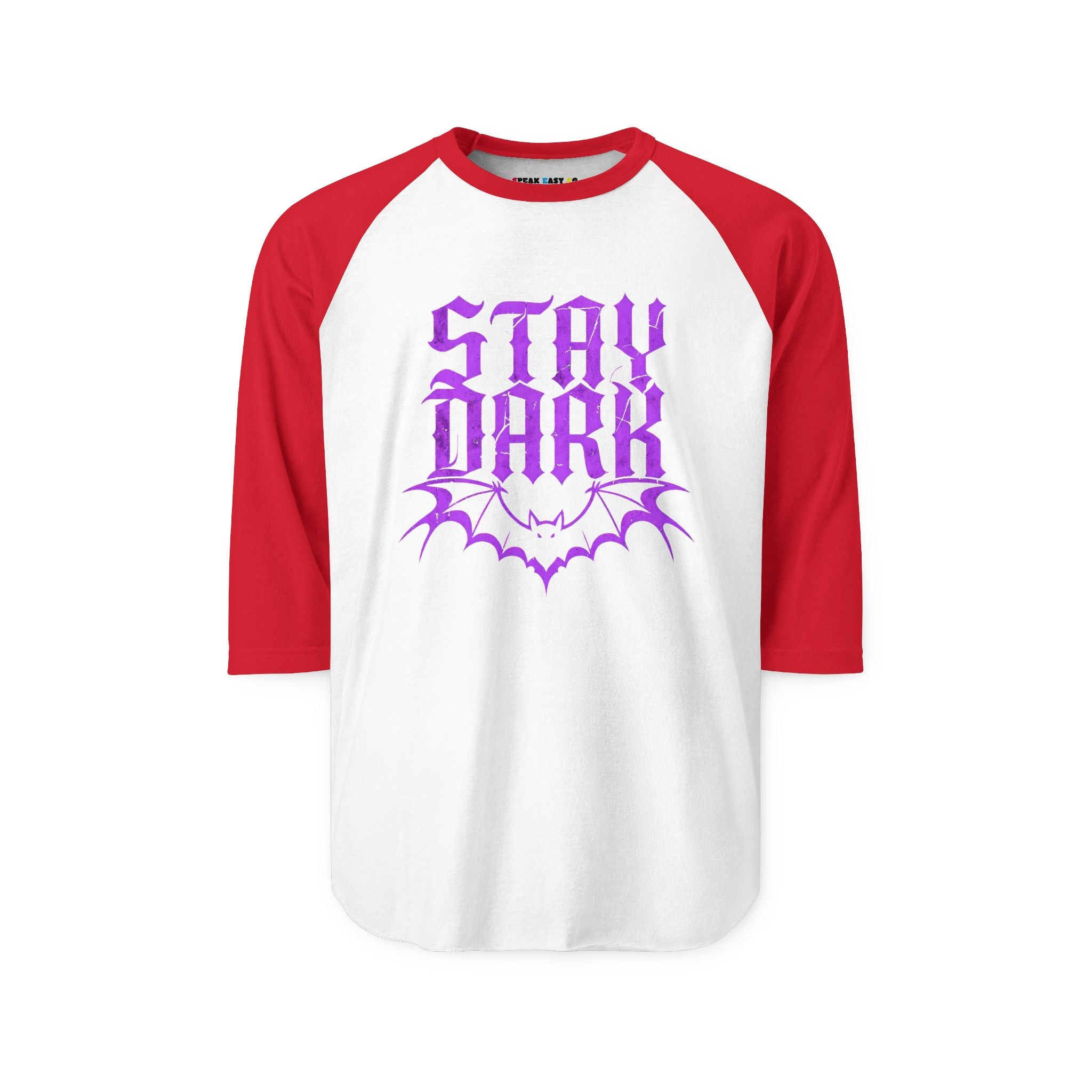 "Stay Dark" 3/4th Sleeve Raglan Shirt