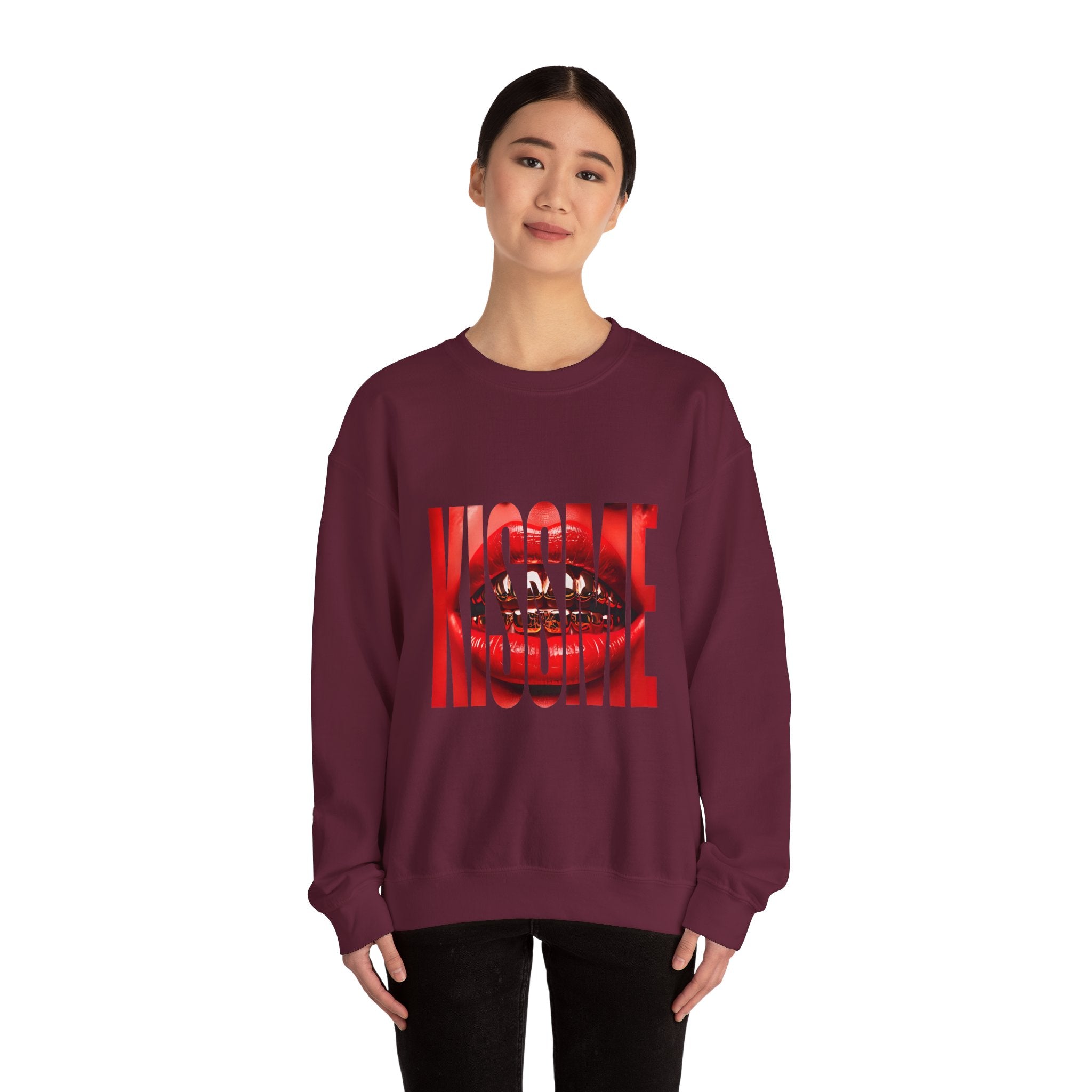 "Kiss Me" Crewneck Sweatshirt