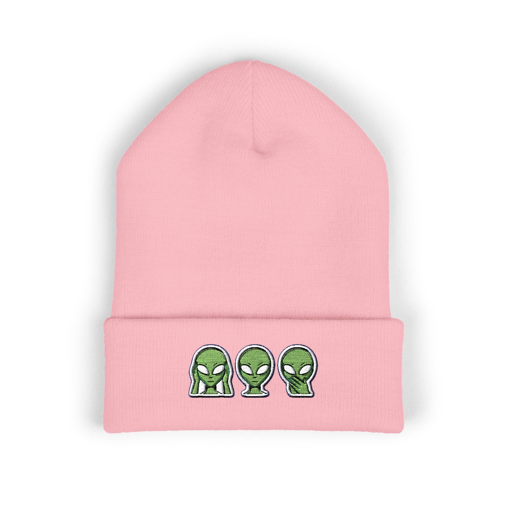 Aliens Embroidered Classic Cuffed Beanie