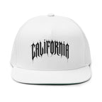 California Embroidered Flat Bill Cap