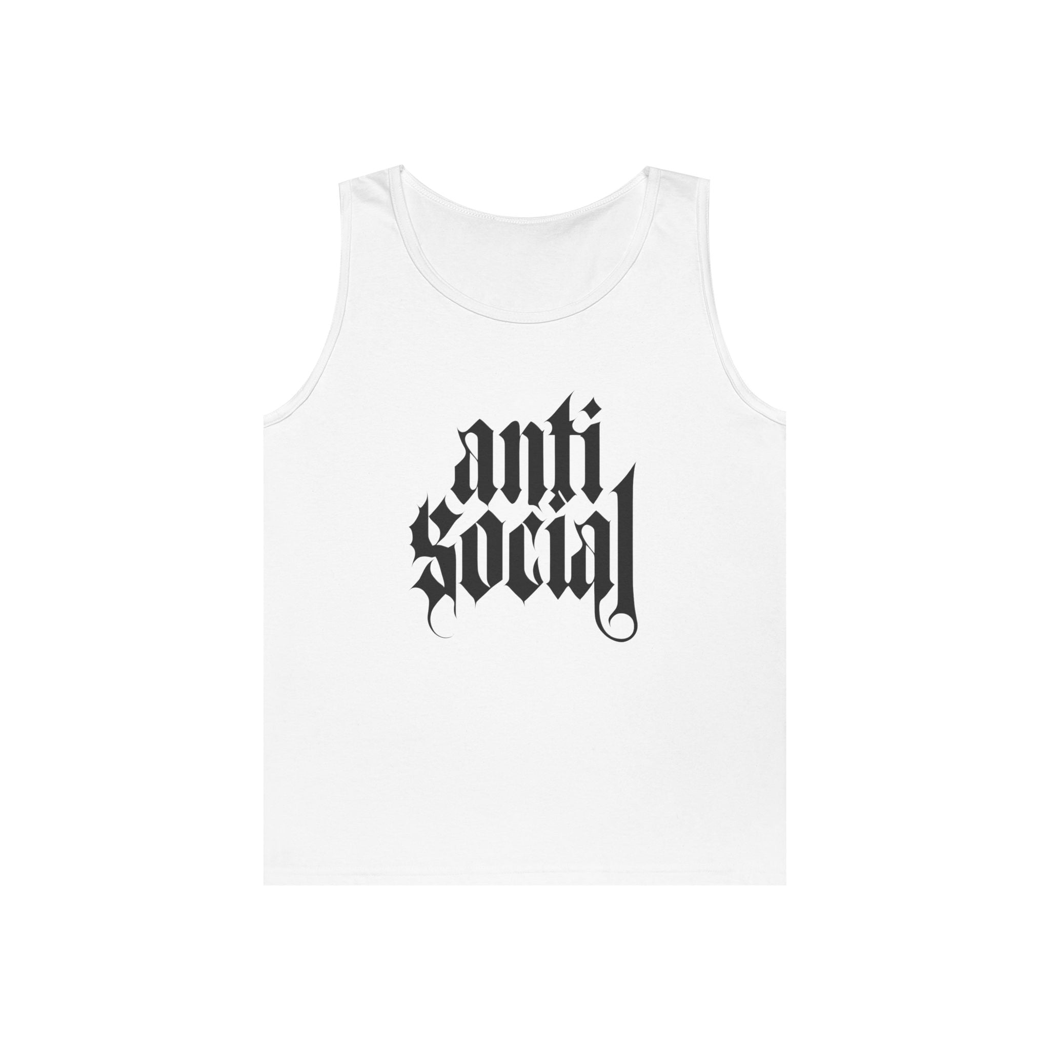 Anti-Social Heavy Cotton Tank Top