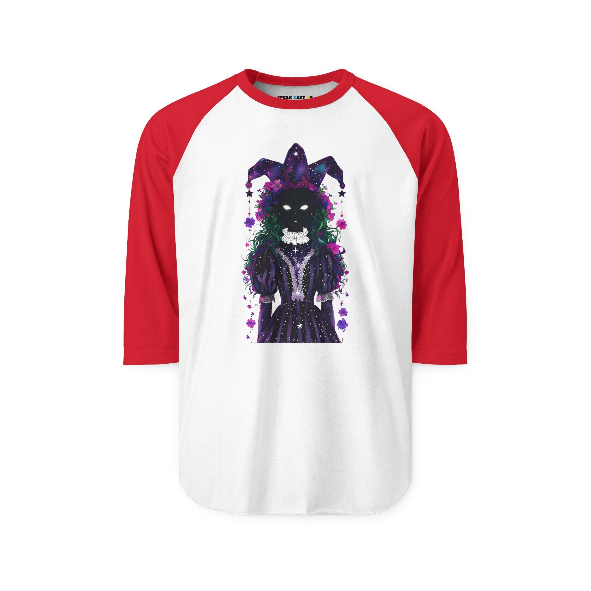 Mystical Joker 3/4th Sleeve Raglan Shirt