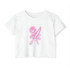 Rose & Knife Cropped Tee
