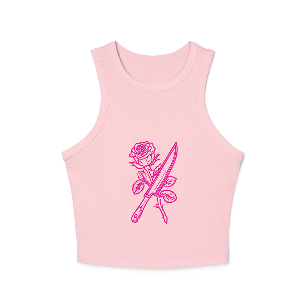 Rose & Knife Cropped Tank