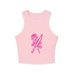 Rose & Knife Cropped Tank
