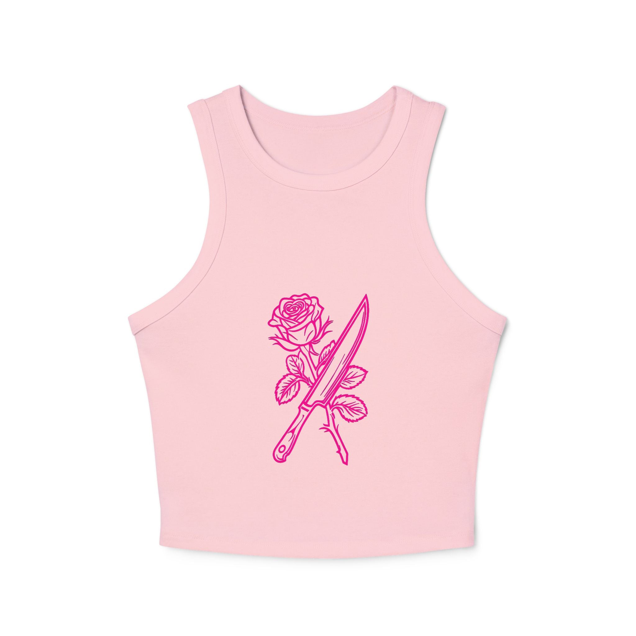 Rose & Knife Cropped Tank