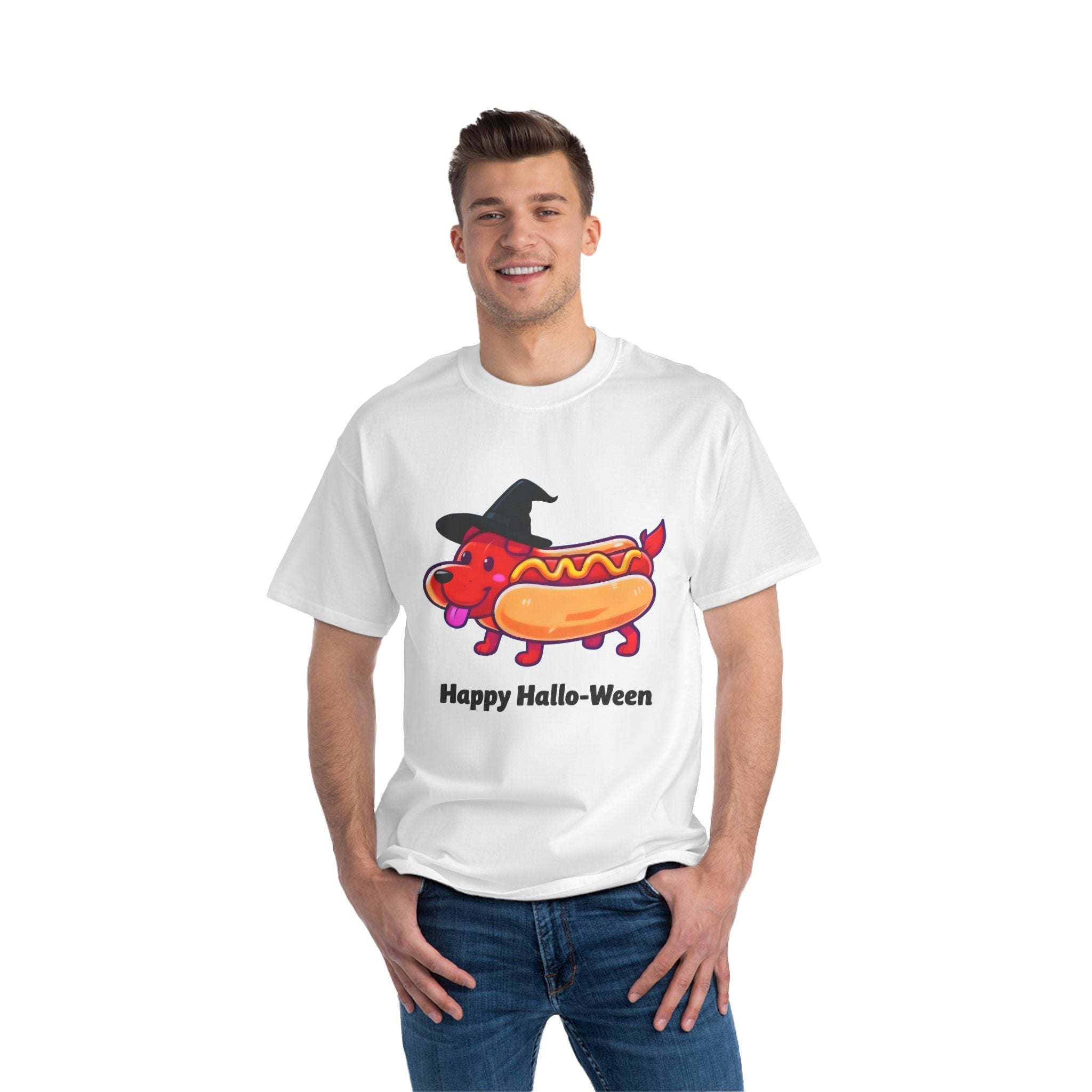 "Happy Hallo-Ween" Hotdog Costume Tee