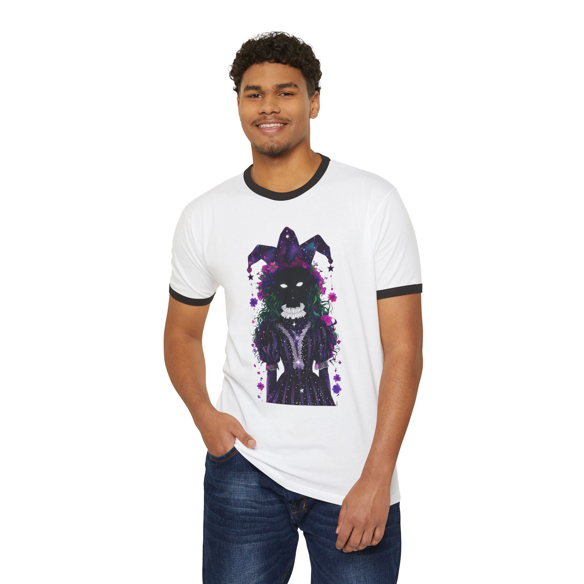 Mystical Joker Ringer Tee