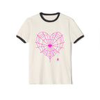 Spiderweb Heart Ringer Tee