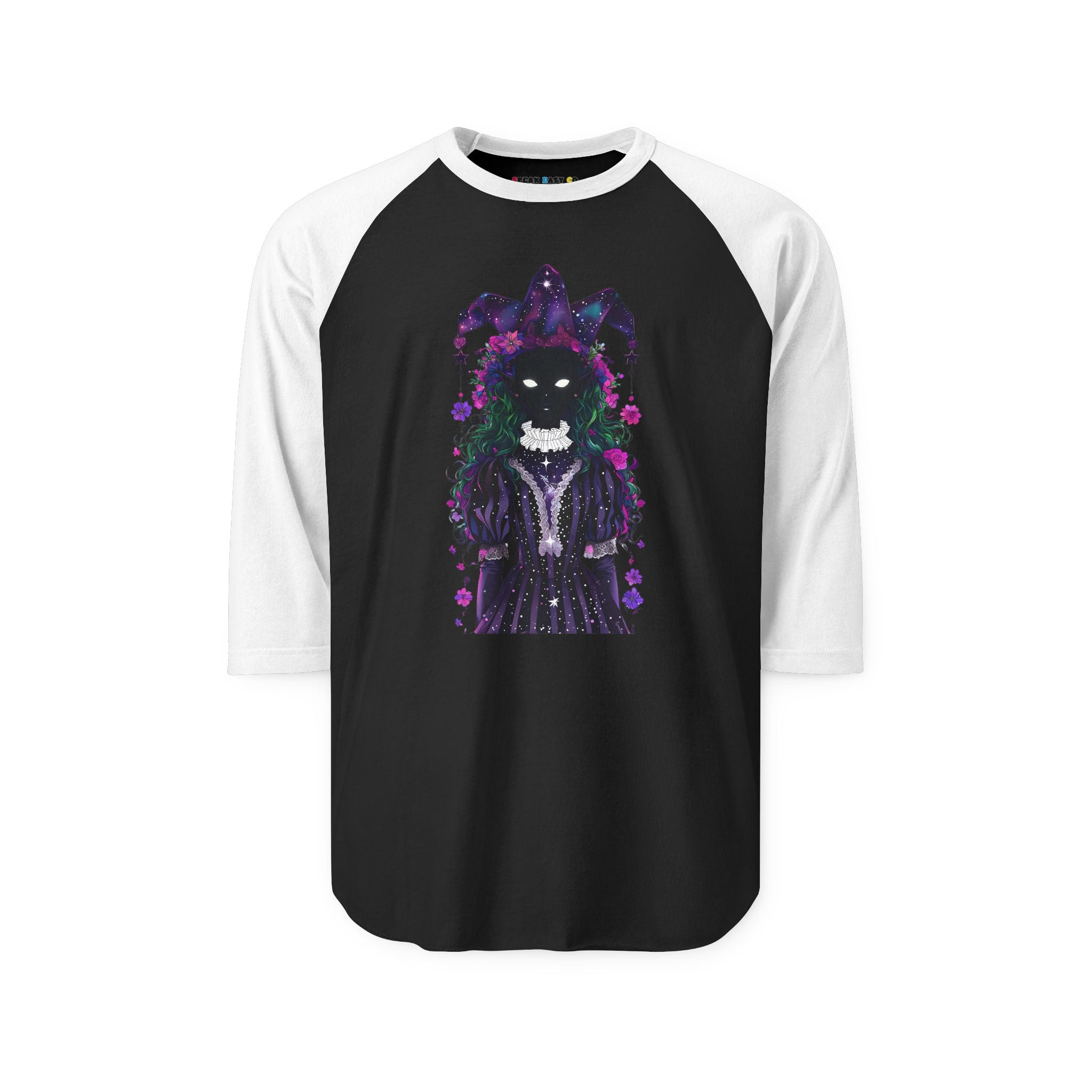 Mystical Joker 3/4th Sleeve Raglan Shirt