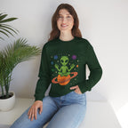 Galactic Alien Crewneck Sweatshirt