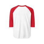 "Happy Hallo-Ween Hotdog Costume 3/4th Sleeve Raglan Tee