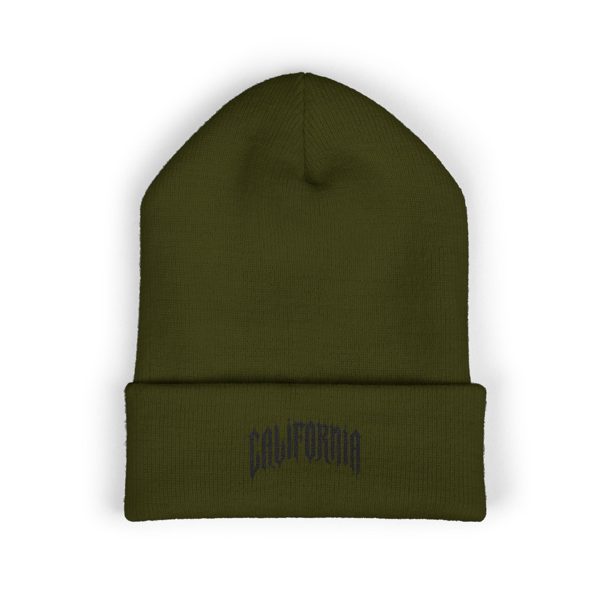 California Embroidered Cuffed Beanie