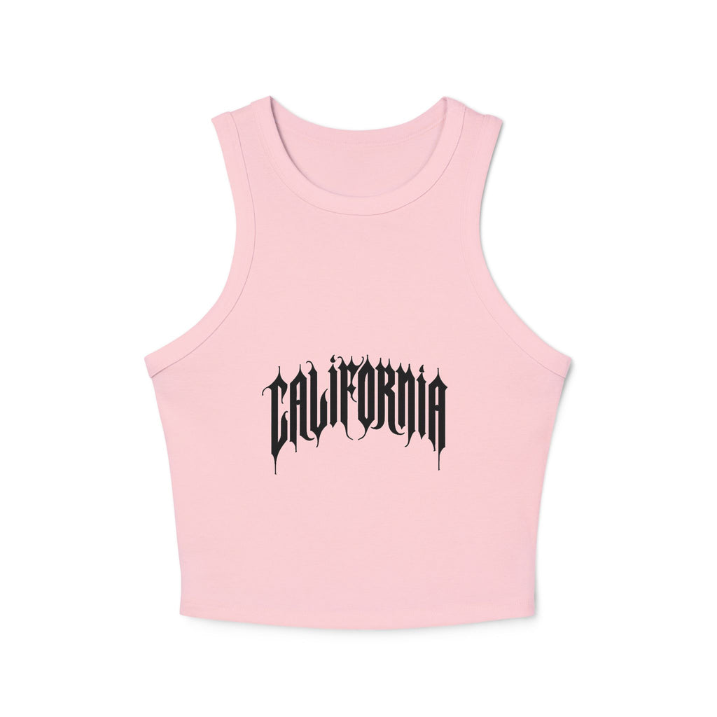 California Cropped Racer Tank