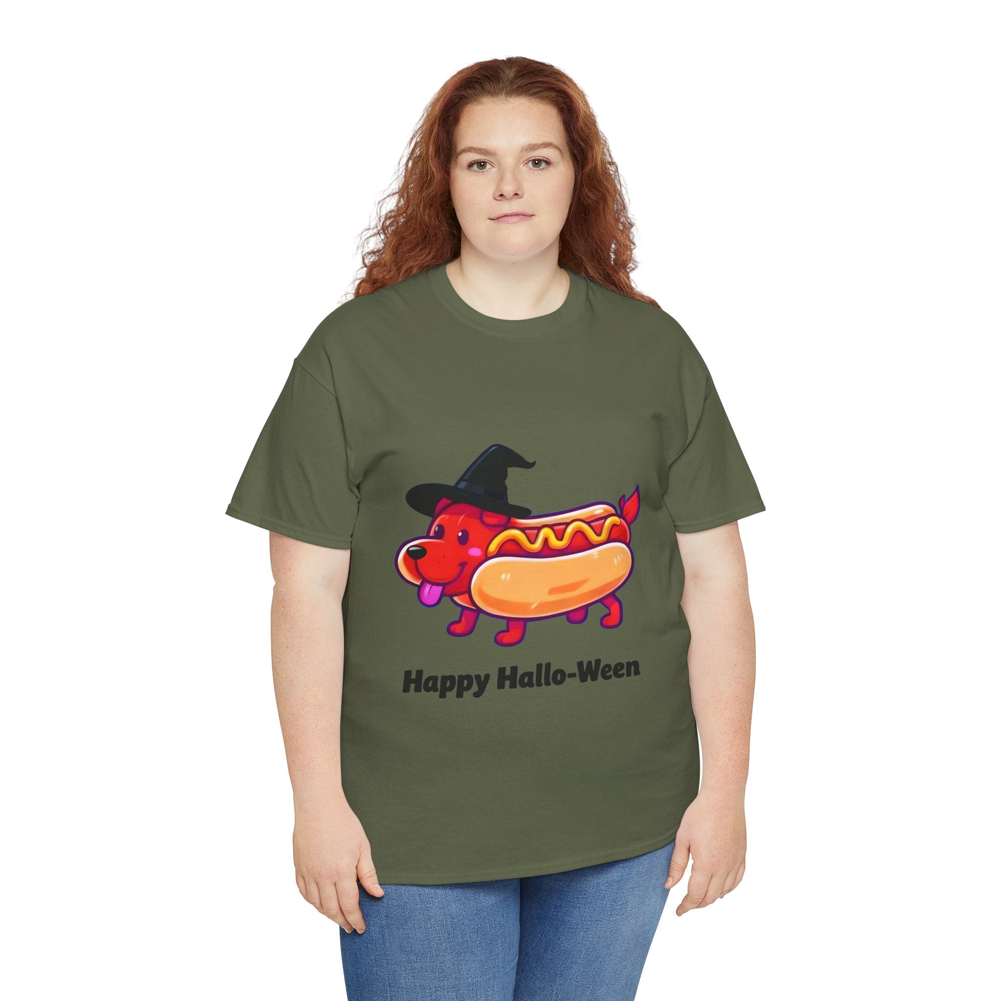 "Happy Hallo-Ween" Hotdog Costume Tee