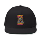 "Happy Deathday" Clown Embroidered Flat Bill Cap