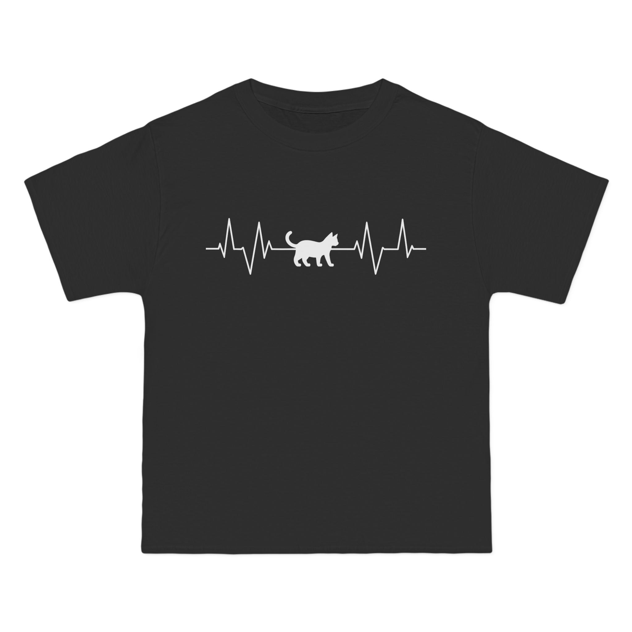 White Cat Heartbeat Tee