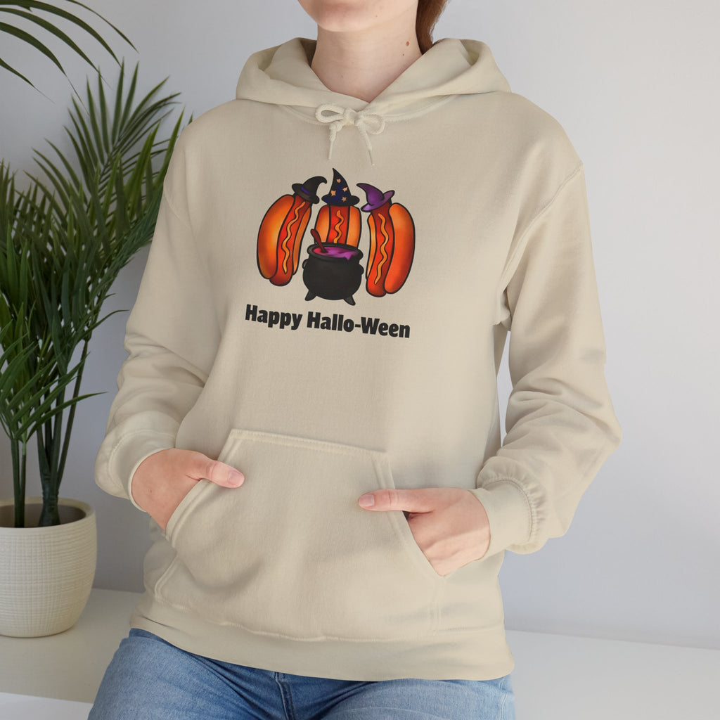 "Happy Hallo-Ween" Hotdog Witches Hoodie