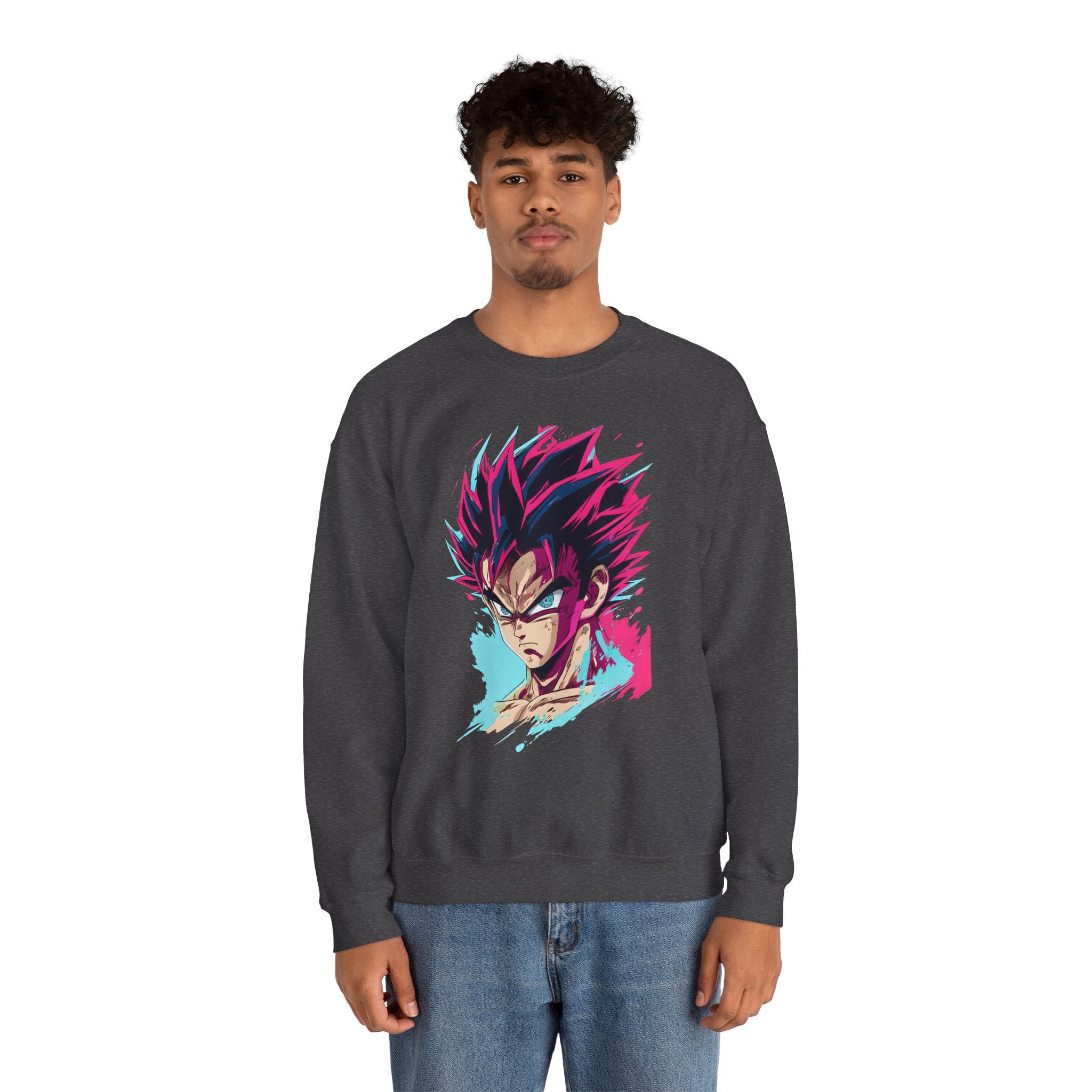 Anime-Inspired Crewneck Sweatshirt