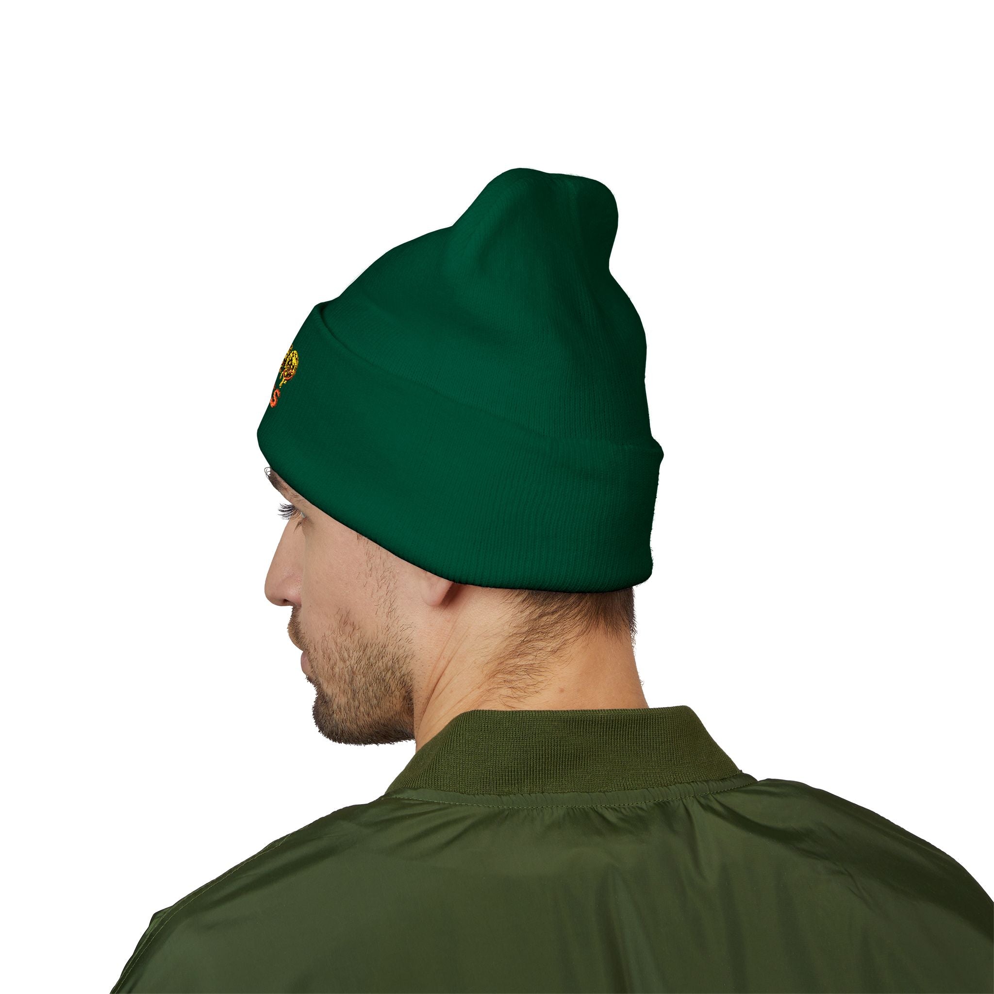 Nacho Business Embroidered Classic Cuffed Beanie